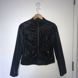 Miss London faux leather jacket (M)